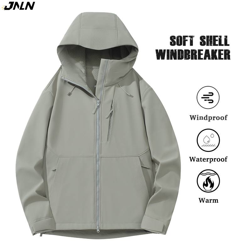 Windbreak Shell Jacket - JNLN Jaket Cangkang Lembut Tahan Air