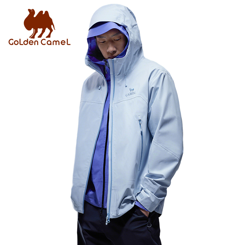 Windbreak Shell Jacket - GOLDEN CAMEL Jaket Hard Shell Unisex