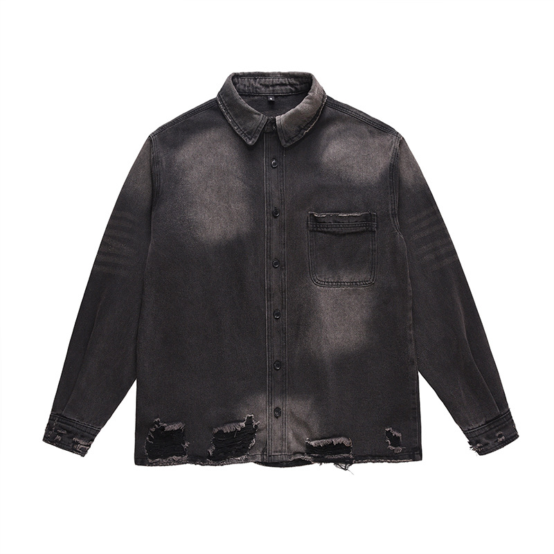 Street Fashion Vintage - Jaket Jeans Pria High Street Model