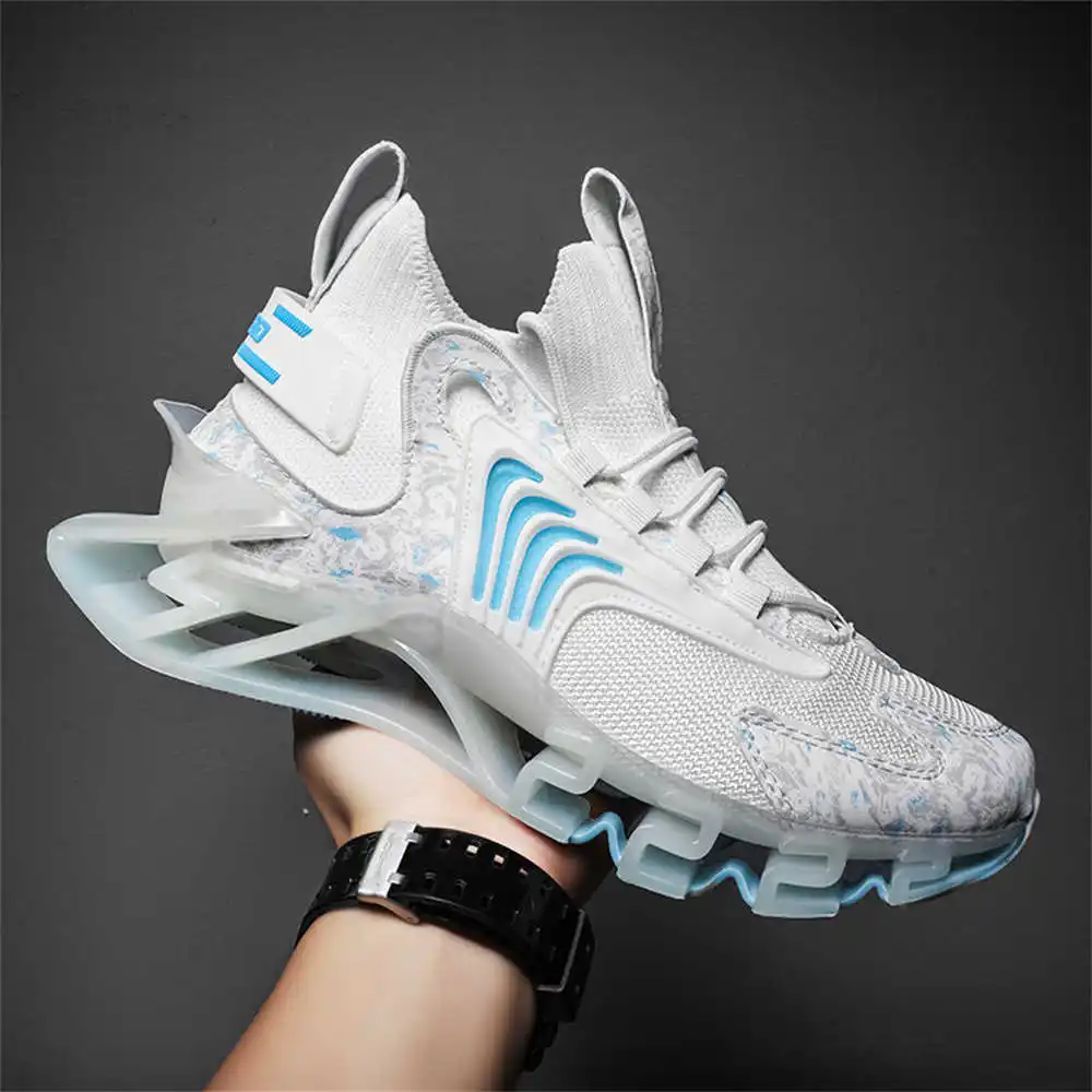 Street Fashion Name - Blue Slipon sepatu bot panjang merah