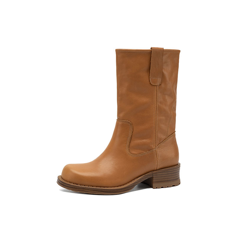 Street Fashion Rome 2026 - Sepatu Boots Wanita Kulit Sapi Asli