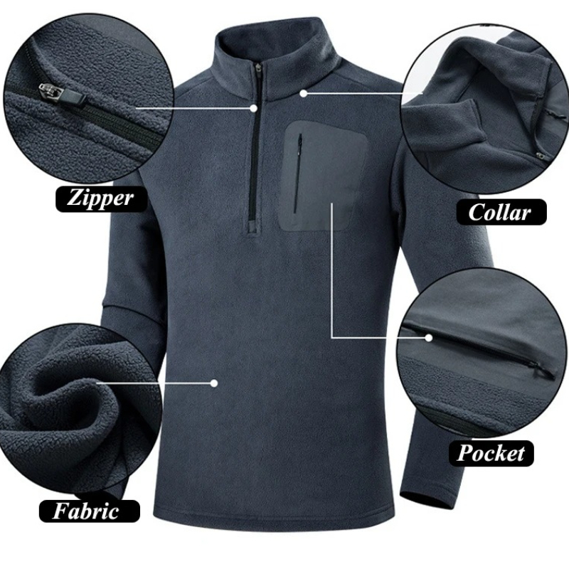 Windbreak Shell Jacket - Jaket Fleece Polartec Pria Musim Gugur