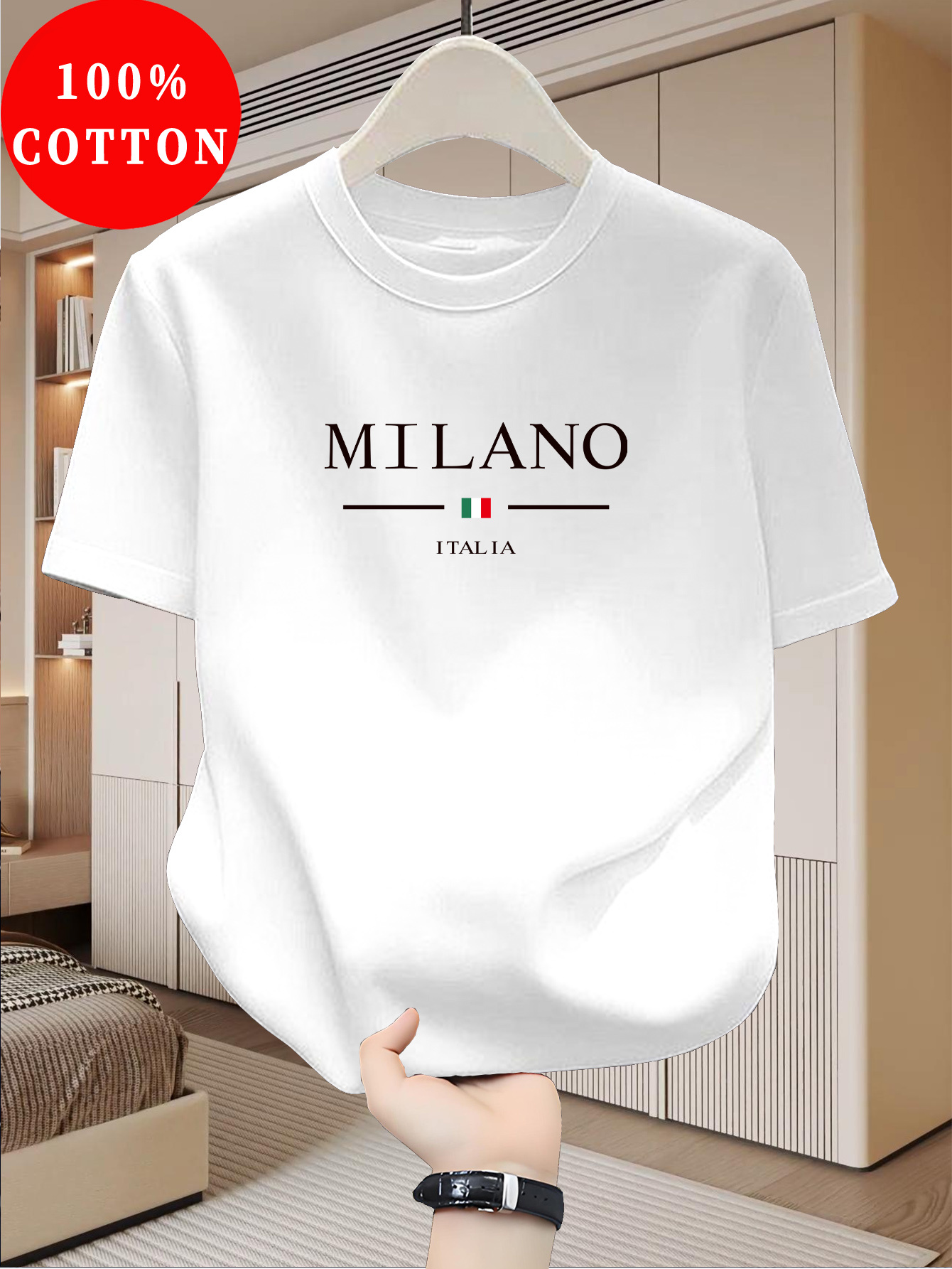 Street Fashion Of Milan - Atasan Musim Panas Pria dan Wanita