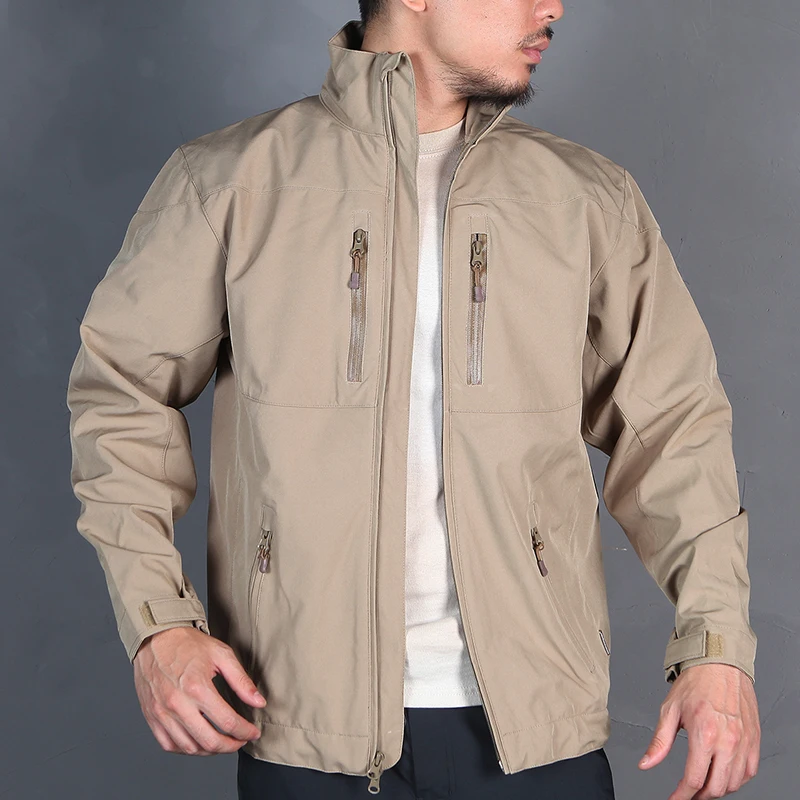 Windbreak Shell Jacket - Emersongear jaket taktis penutup lembut, jaket
