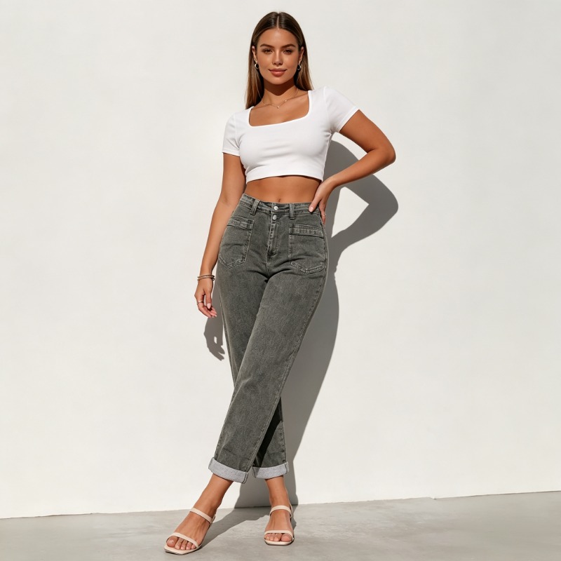 Celana Jeans Wanita Ukuran Bes - Street Fashion American ulasan dan harga