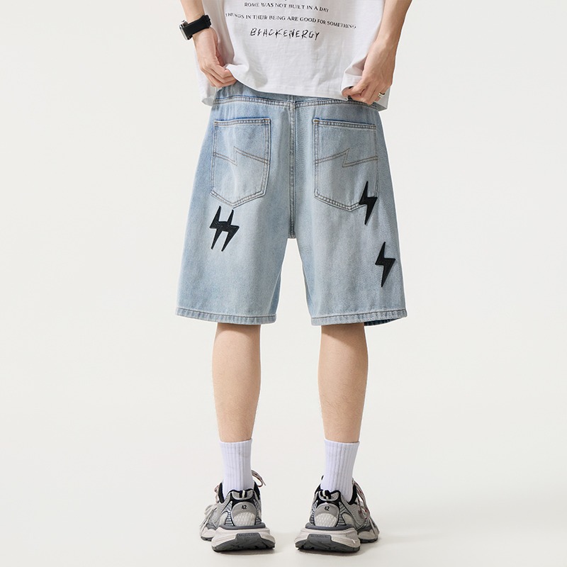 Celana Pendek Bermuda Denim Pa - Street Fashion American ulasan dan harga