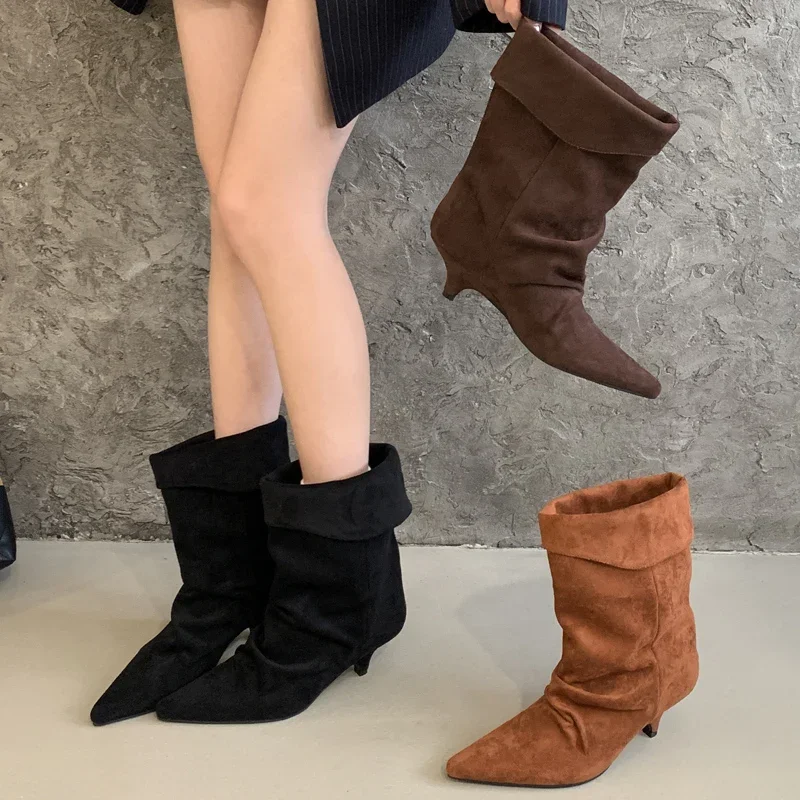 Aneikeh Sepatu Bot Pergelangan - Street Fashion Vintage ulasan dan harga