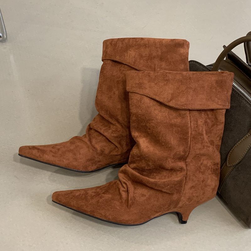 Aneikeh Sepatu Bot Pergelangan - Street Fashion Vintage ulasan dan harga