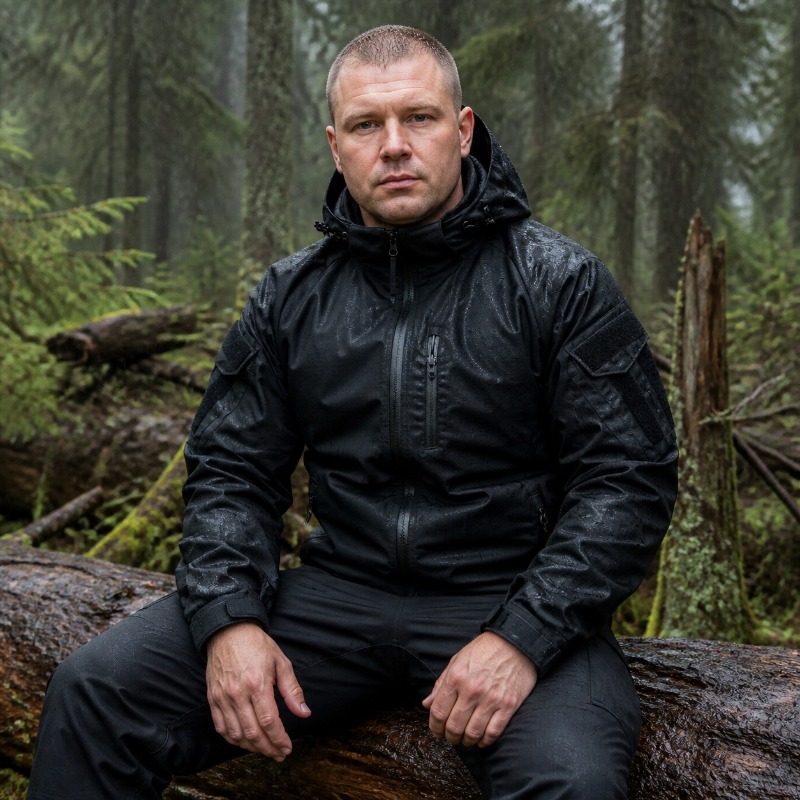 Jaket Taktis Outdoor Pria SP2, - Windbreak Shell Jacket ulasan dan harga