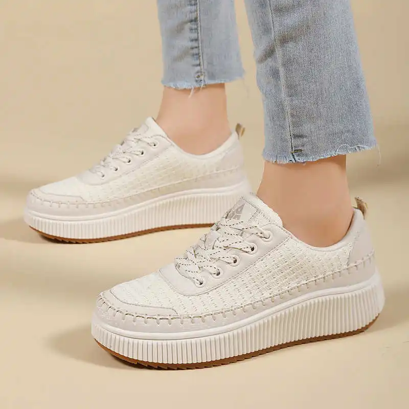 Sepatu kets flat wanita, sepat - Street Fashion Canada ulasan dan harga