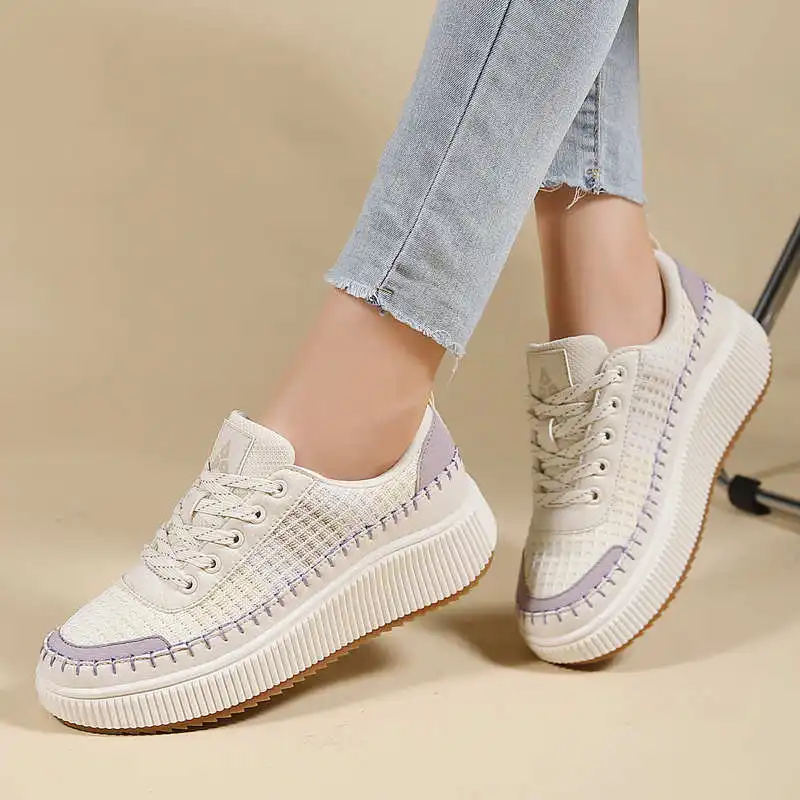 Sepatu kets flat wanita, sepat - Street Fashion Canada ulasan dan harga