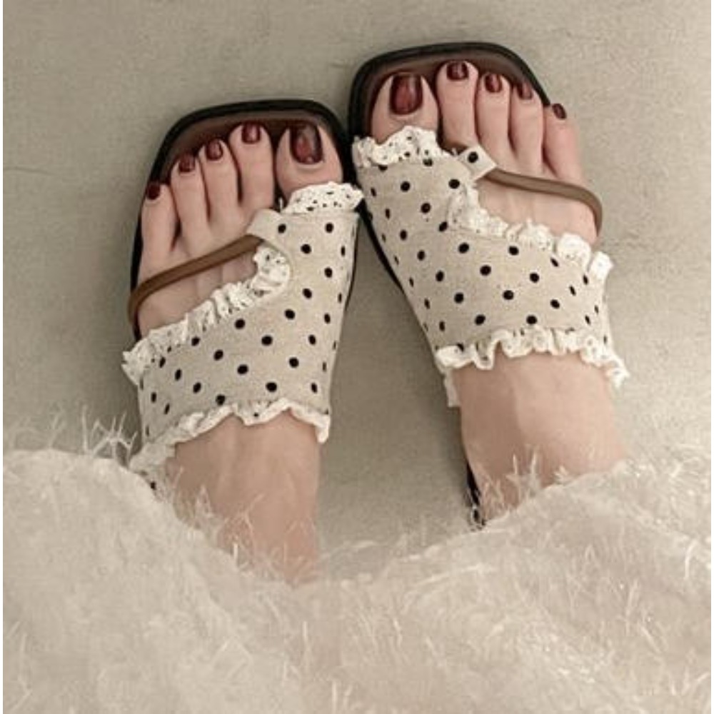 Sandal Wanita Motif Polkadot M - Street Fashion Rome 2026 ulasan dan harga