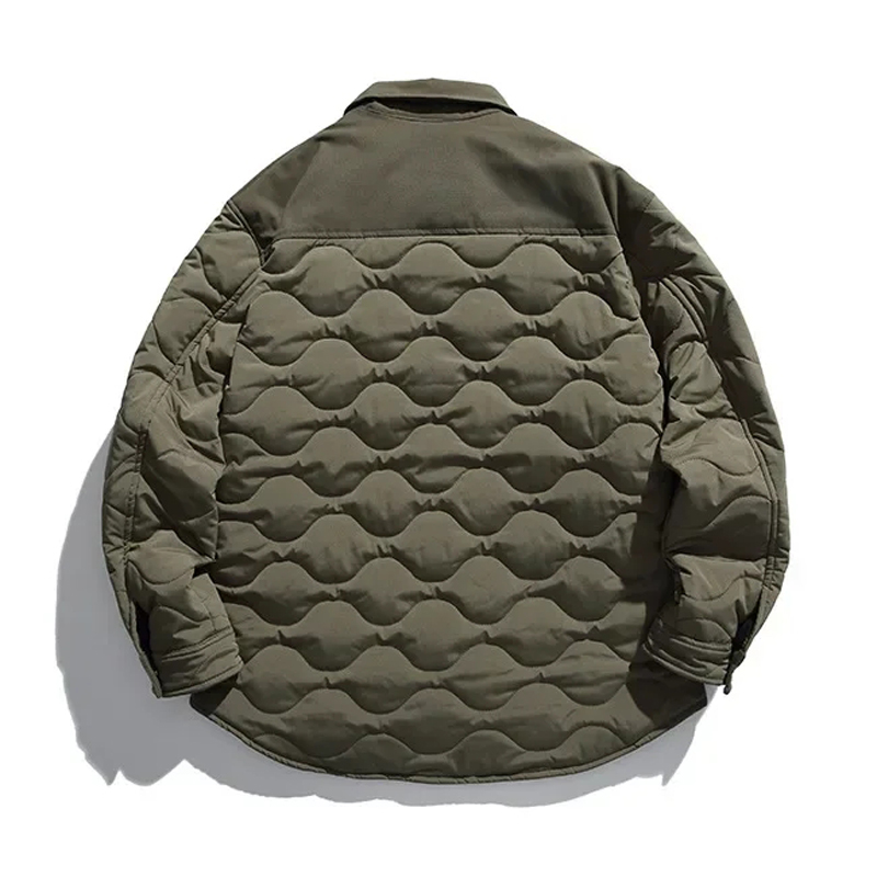 Jaket katun Vintage mantel kar - Street Fashion Erkek ulasan dan harga