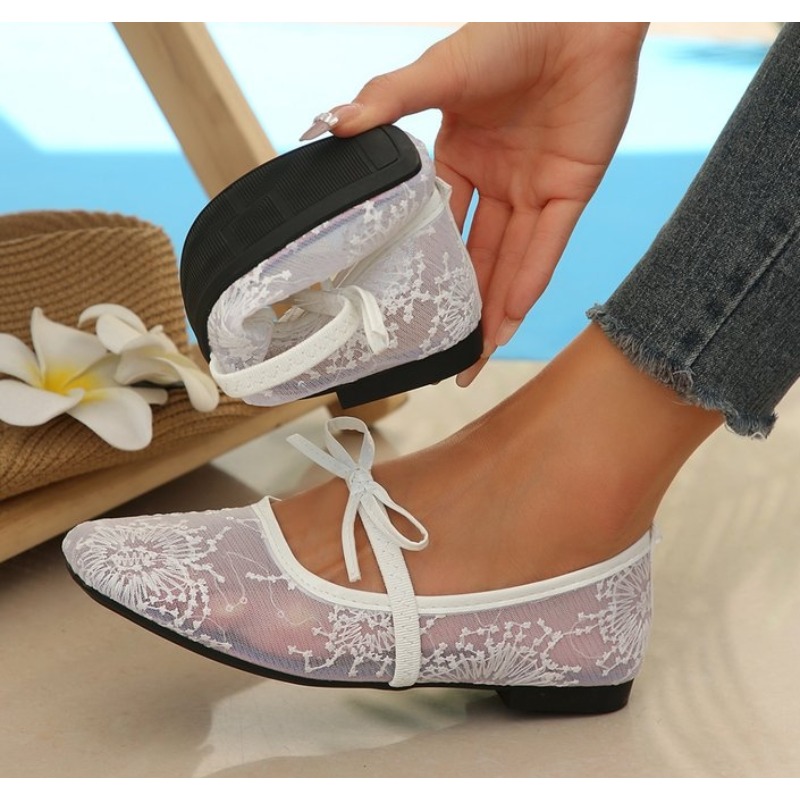 Sepatu Mary Jane Wanita Renda  - Street Fashion Rome 2026 ulasan dan harga