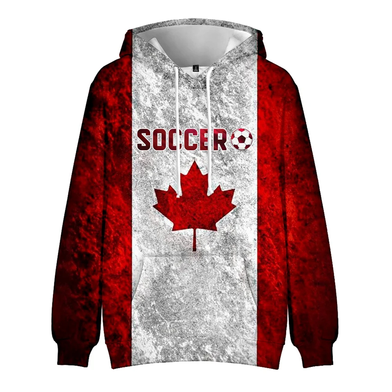 Hoodie Kanada Daun Maple Hoodi - Street Fashion Canada ulasan dan harga
