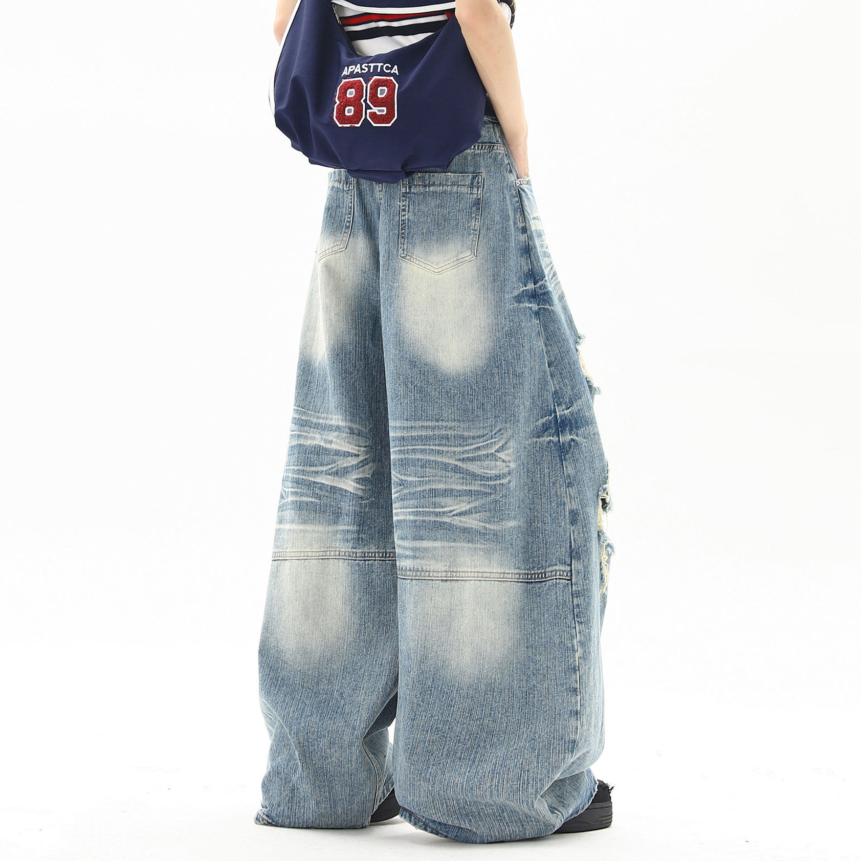 Celana Jeans Wanita Oversize G - Street Fashion American ulasan dan harga