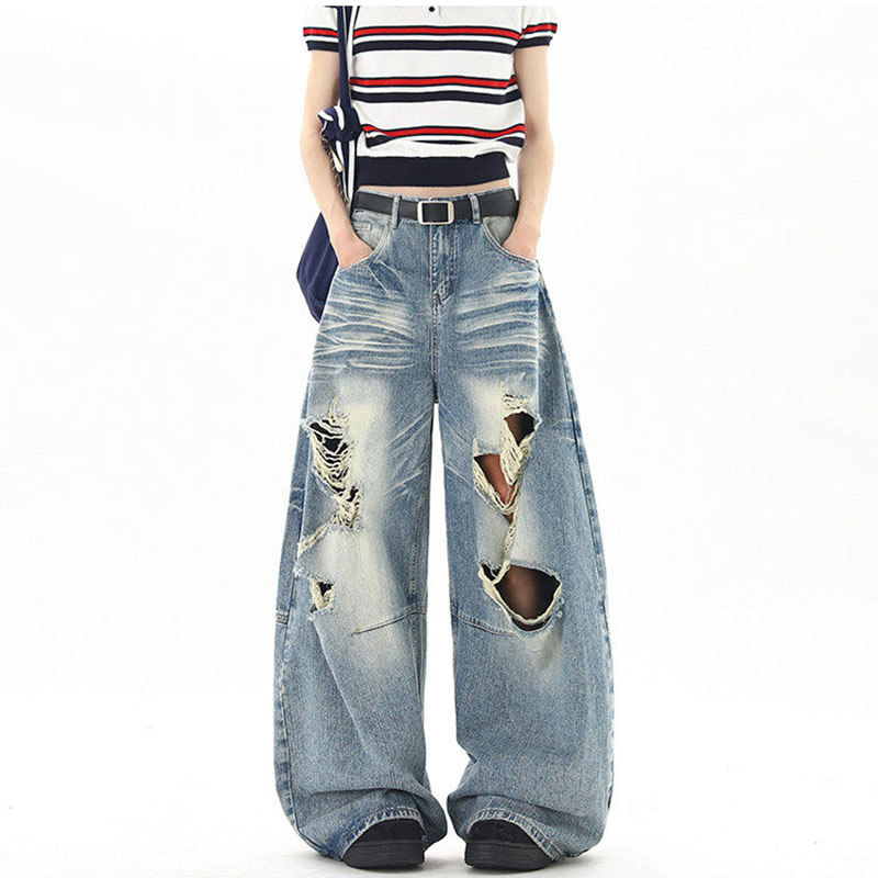 Celana Jeans Wanita Oversize G - Street Fashion American ulasan dan harga