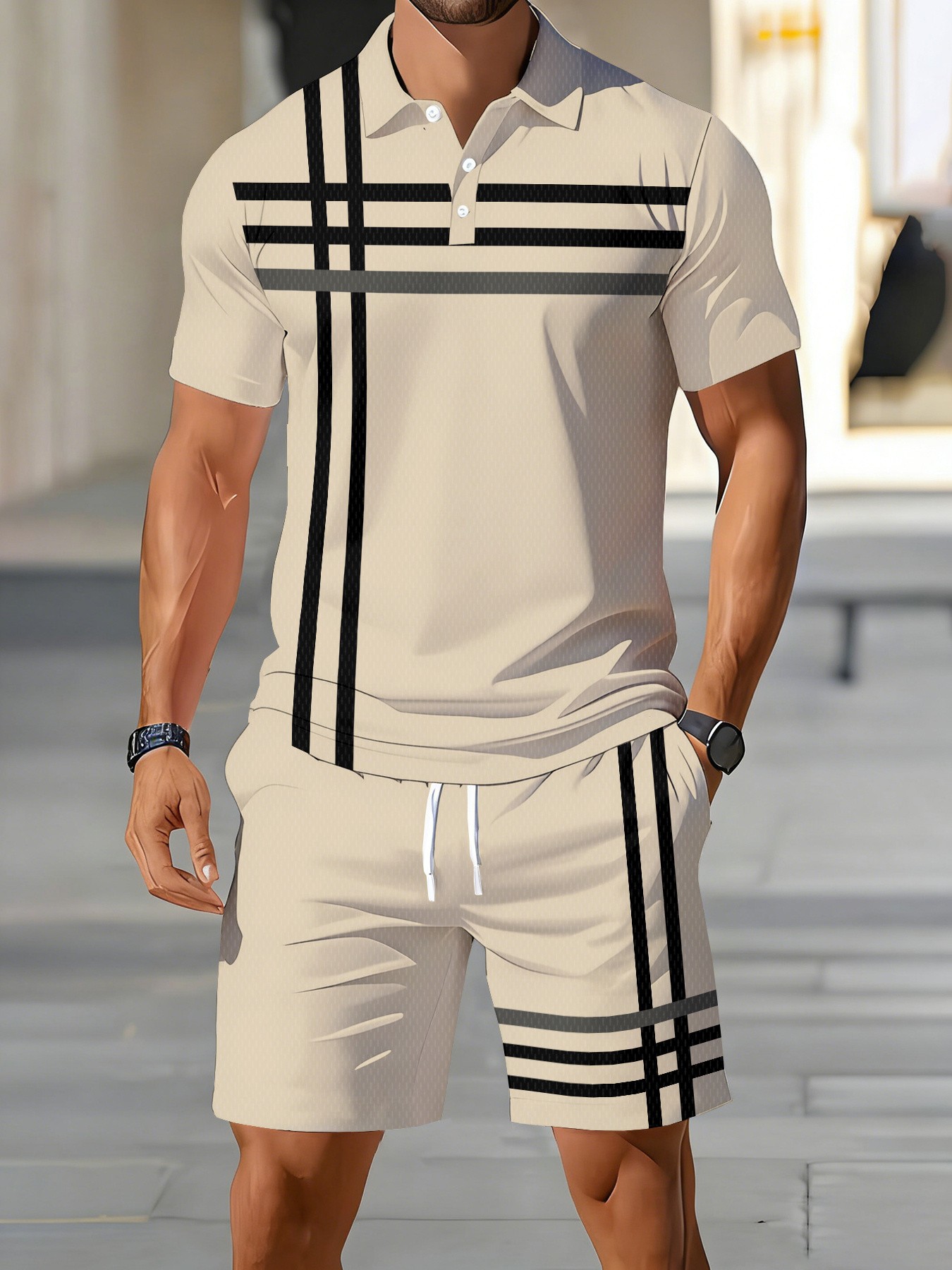 Set Kaos Polo Pria Amerika Mus - Street Fashion American ulasan dan harga