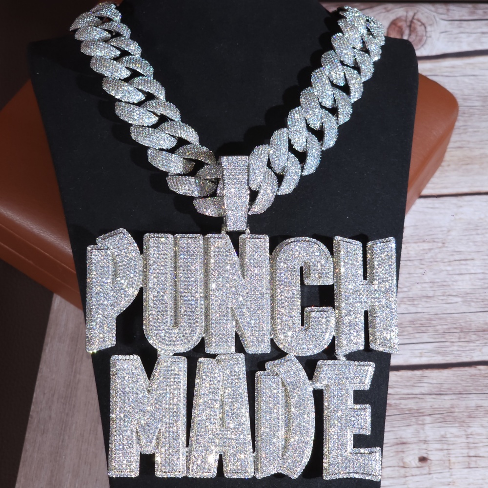 Liontin Nama Hiphop Custom ICE - Street Fashion Name ulasan dan harga