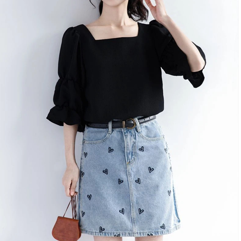 Atasan Kemeja Korea Polos Leng - Street Fashion Youth ulasan dan harga