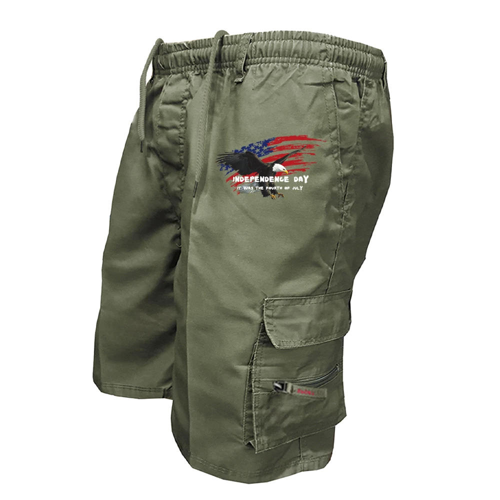Celana Pendek Kargo Gaya Milit - Street Fashion American ulasan dan harga