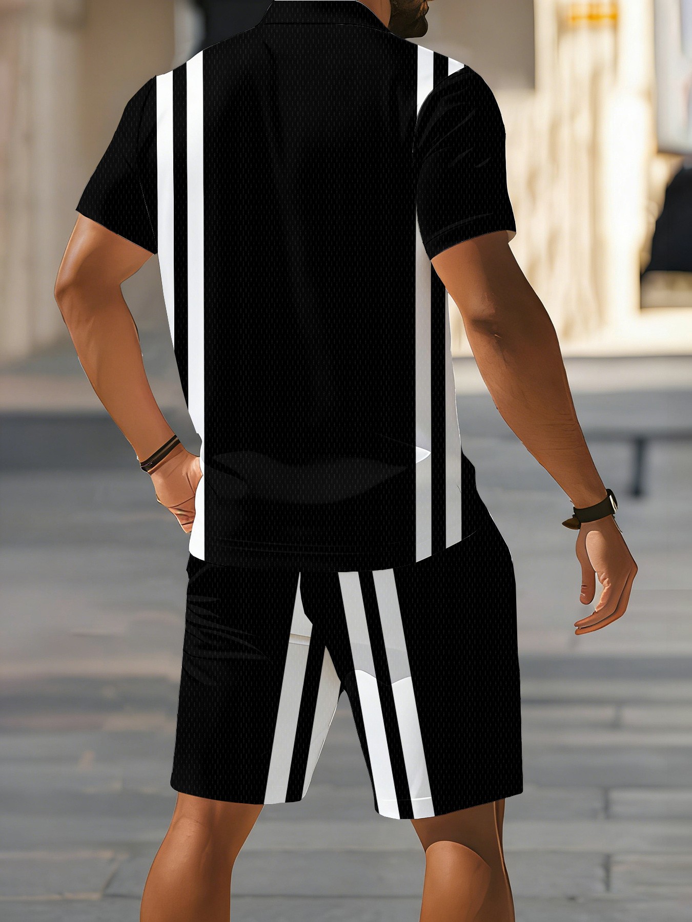 Set Kaos Polo Lengan Pendek Pr - Street Fashion American ulasan dan harga