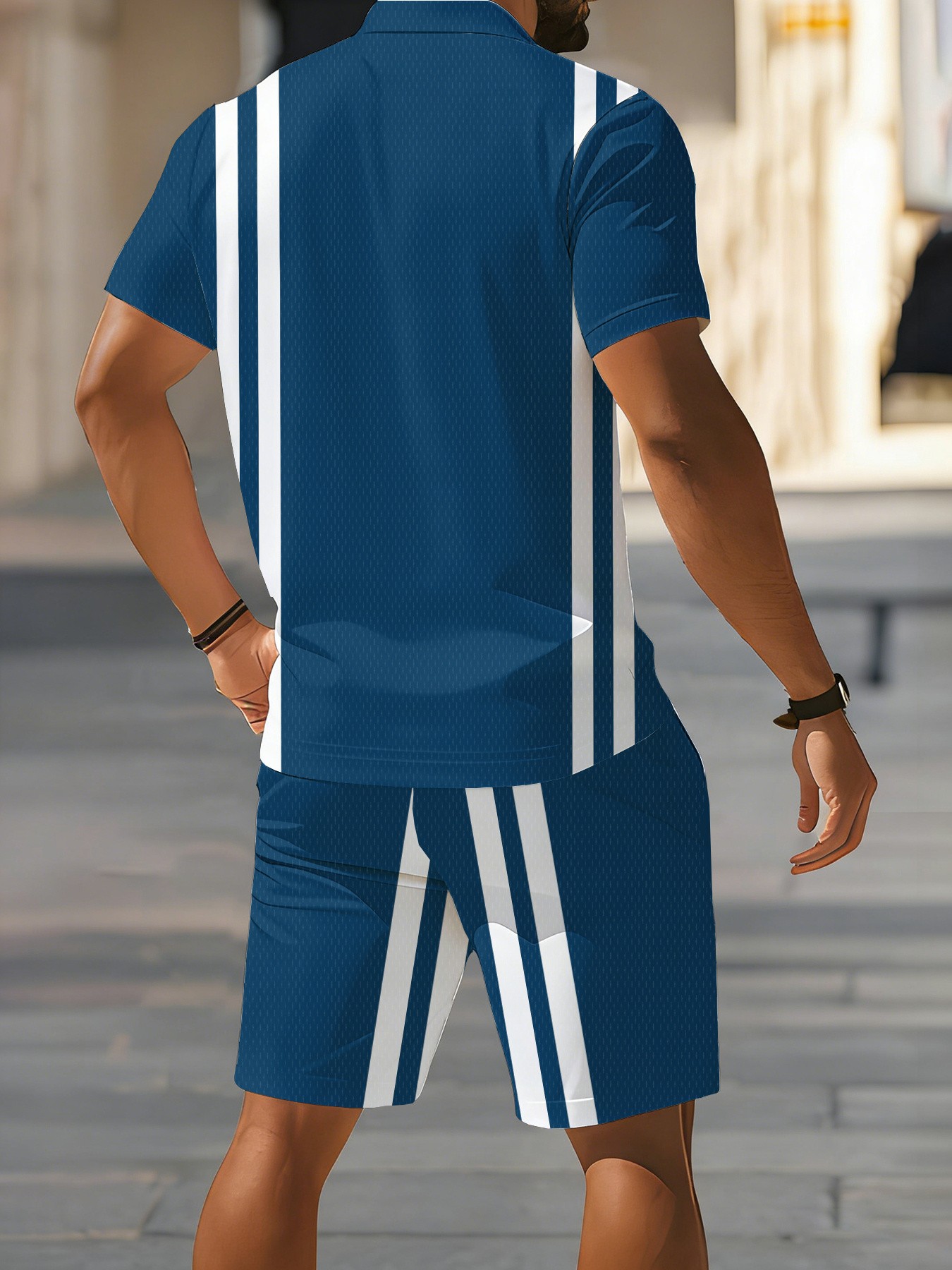 Set Kaos Polo Lengan Pendek Pr - Street Fashion American ulasan dan harga
