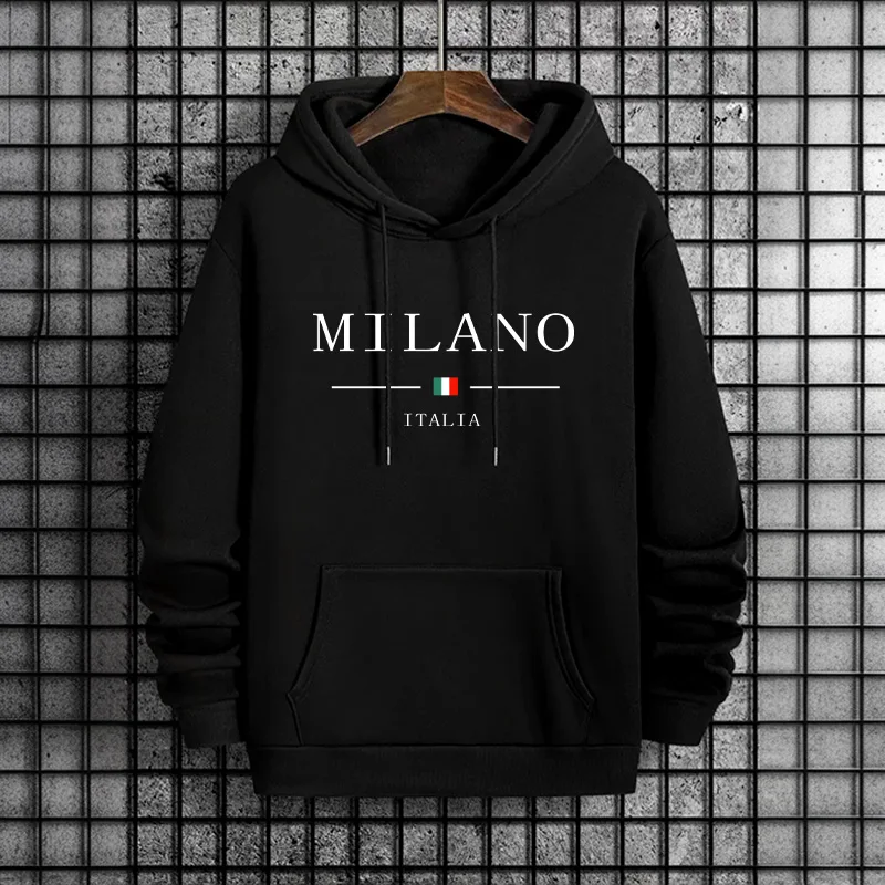 Hoodie Pria Fashion Milan Ital - Street Fashion Of Milan ulasan dan harga