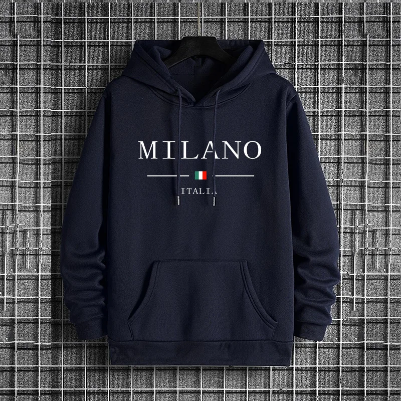 Hoodie Pria Fashion Milan Ital - Street Fashion Of Milan ulasan dan harga