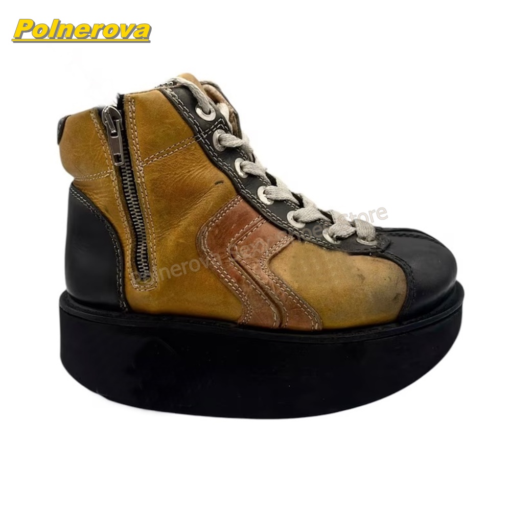 Sepatu Boots Platform Vintage  - Street Fashion Vintage ulasan dan harga