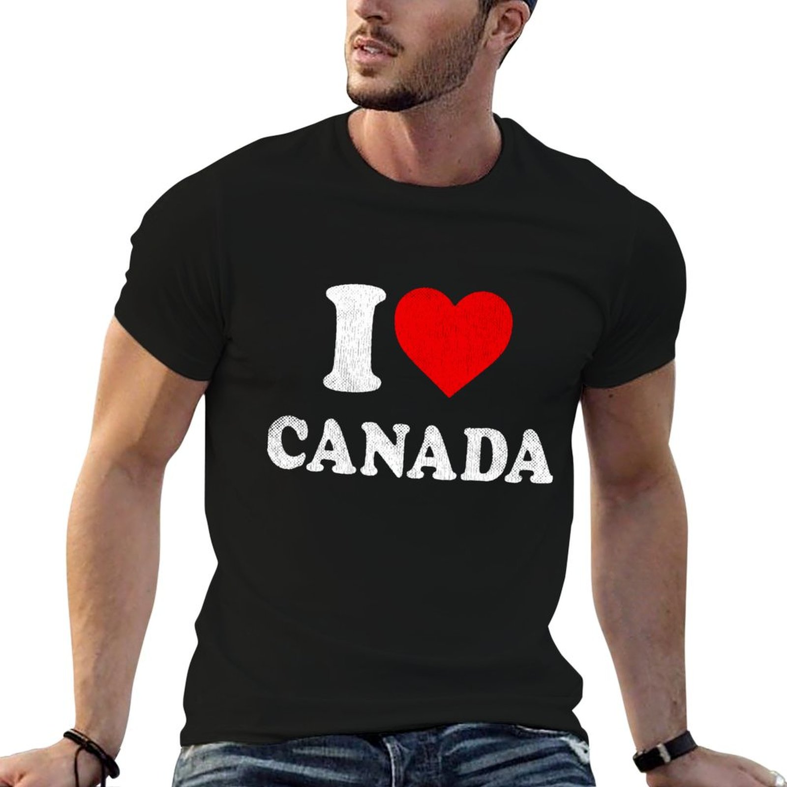 Kaus I Love Canada Souvenir I  - Street Fashion Canada ulasan dan harga