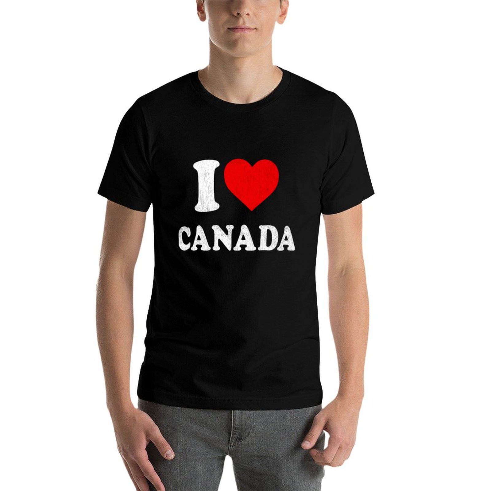 Kaus I Love Canada Souvenir I  - Street Fashion Canada ulasan dan harga
