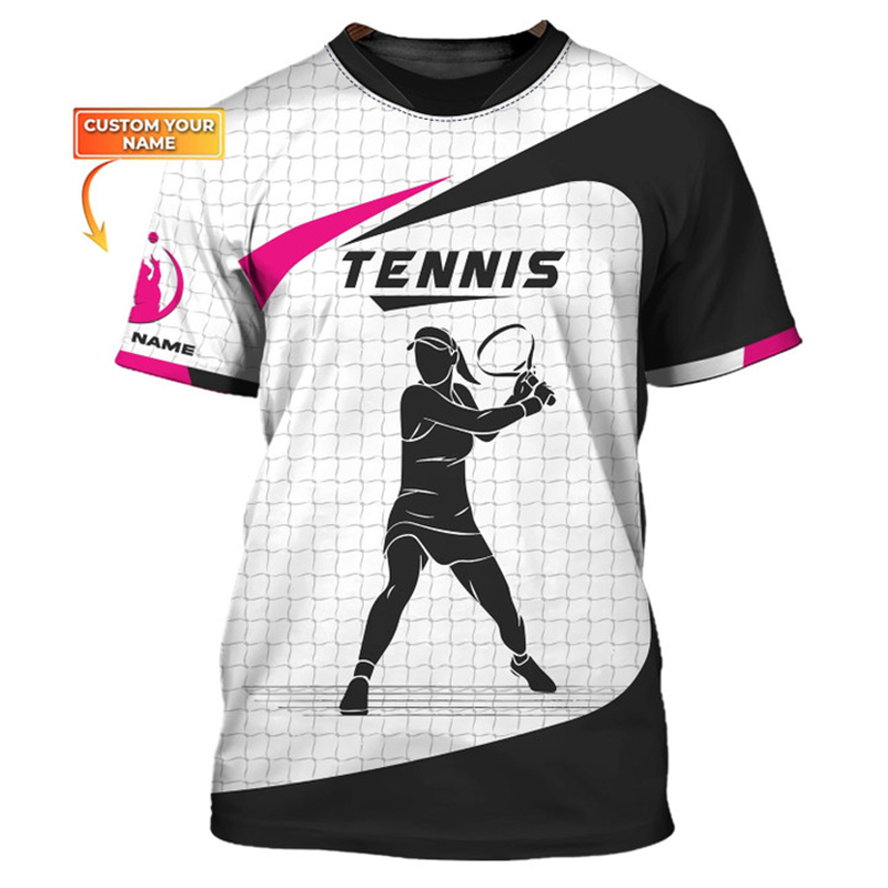 Kaus Grafis Bola Tenis Nama Ku - Street Fashion Name ulasan dan harga